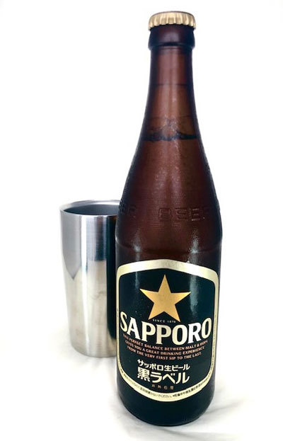サッポロ黒ラベル中瓶｜札幌市北区篠路のラーメン店
